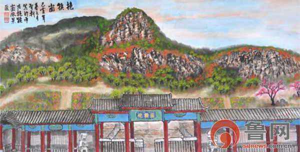 杨知利"歌颂祖国·赞美家乡"书画作品展开展