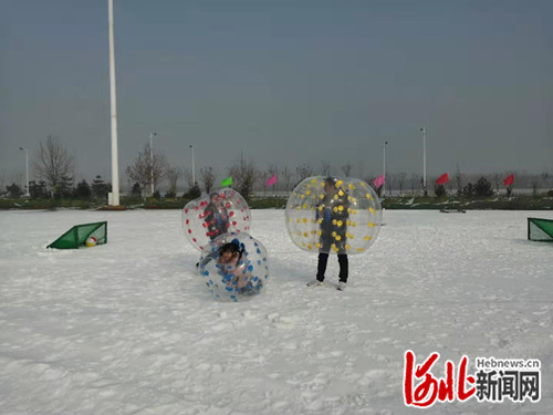 冬季冰雪游好去处!河北石家庄正定塔元庄冰雪游拉开帷幕