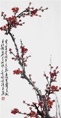 中国画梅花欣赏 雅致不俗,别有韵味的梅花国画