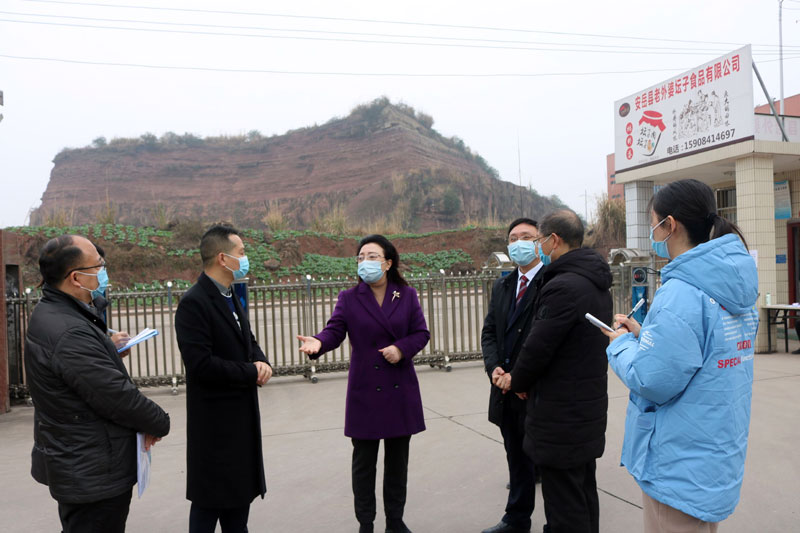 张建红带队督导资阳市冷链食品集中监管仓和"库长制"落实情况